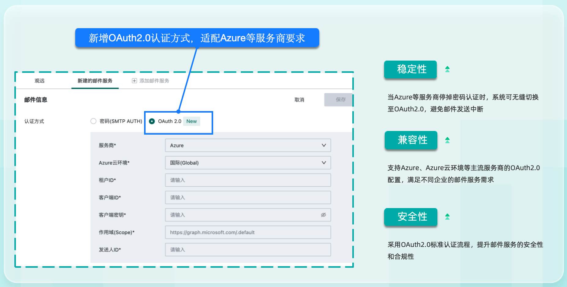 邮件认证oauth